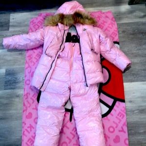 Moncler Kids winter coat with snow pants
